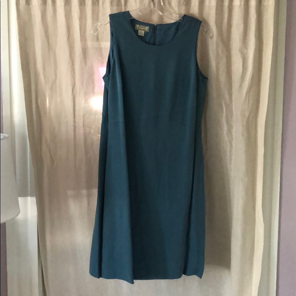 Smoky Teal Tommy Bahama Silk Dress